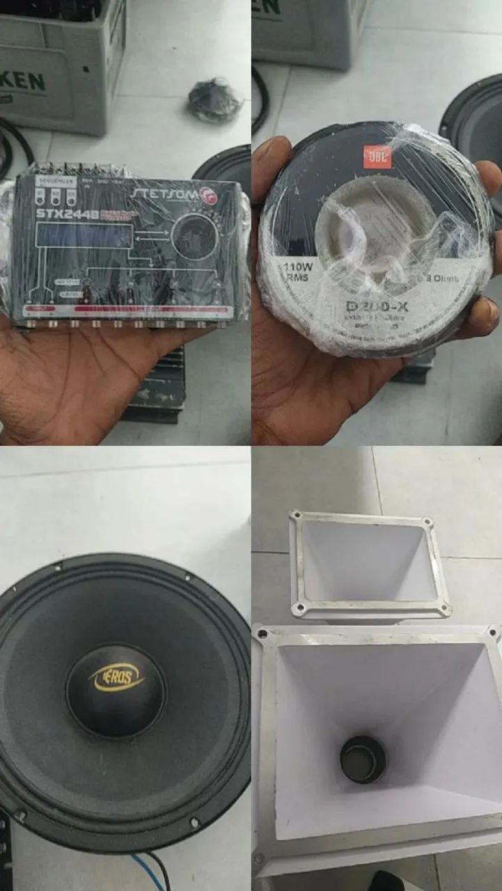 Vendo peças de som semi novas 