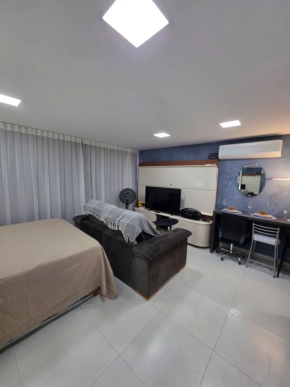 Flat mobiliado em Manaira 