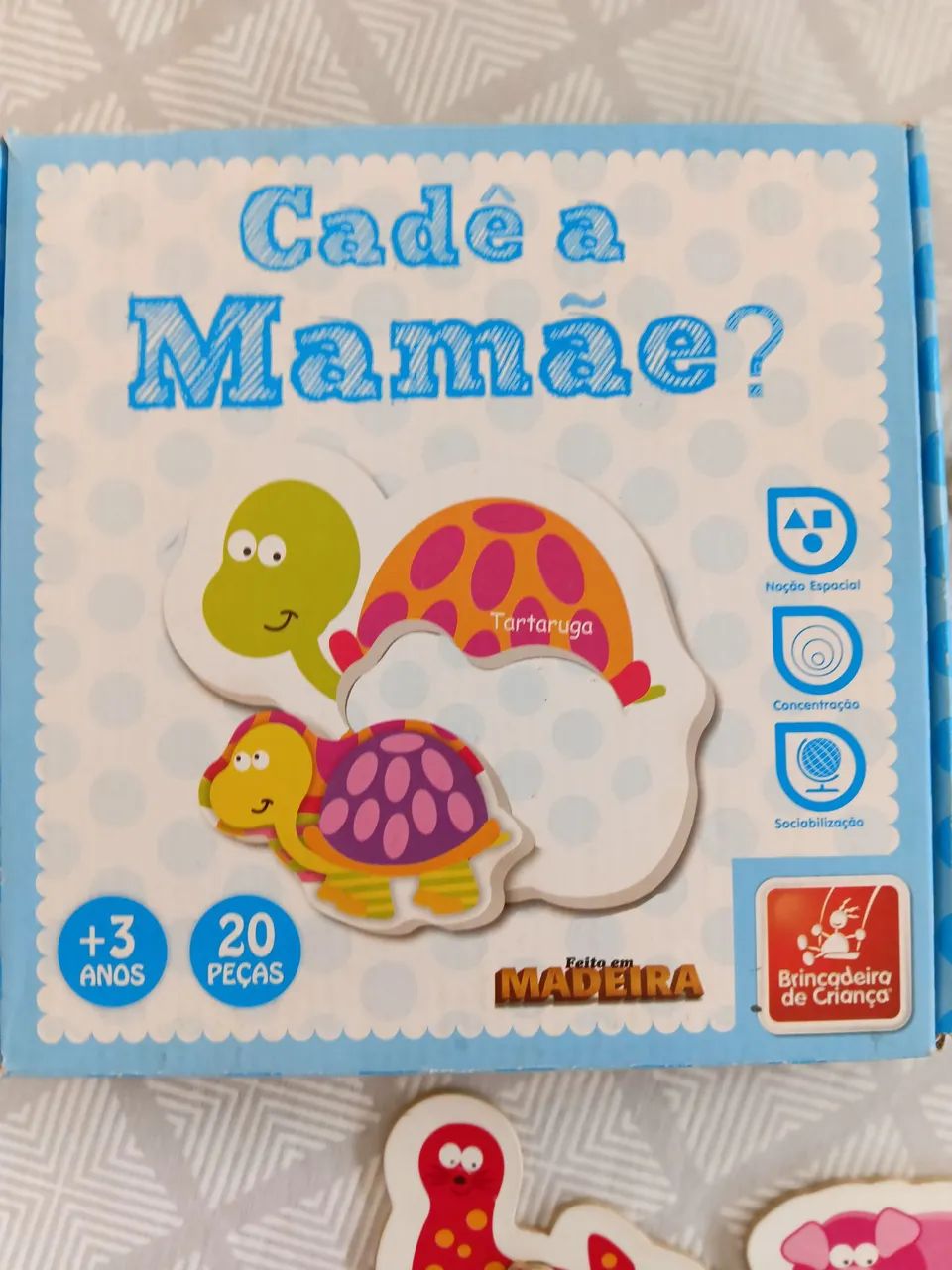Jogo de encaixe Mamãe e Filhote