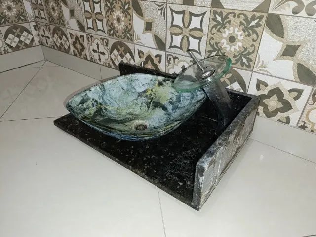 Bancada em granito verde ubatuba - Foto 2