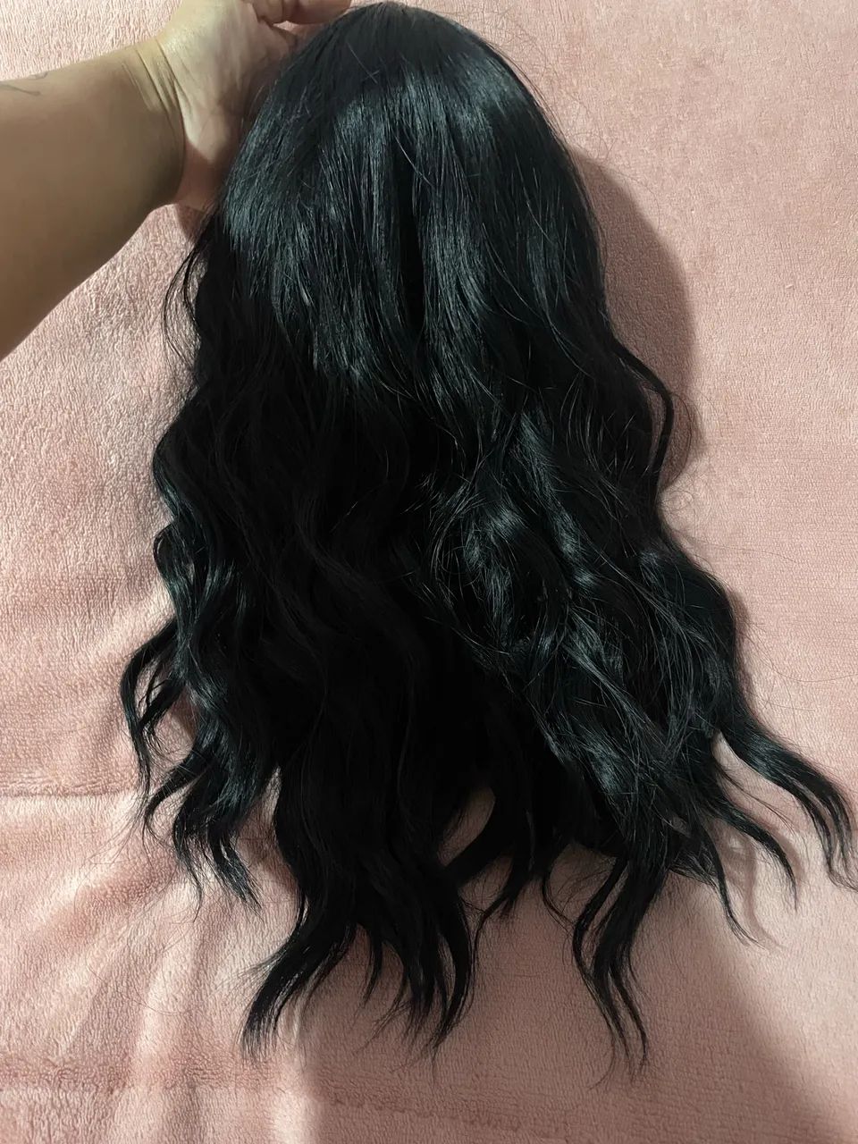 Lace wig ondulada curta  - Foto 3