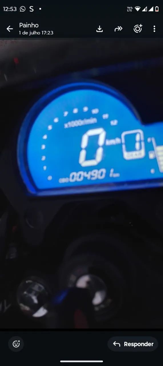 Moto vermelha  - Foto 3