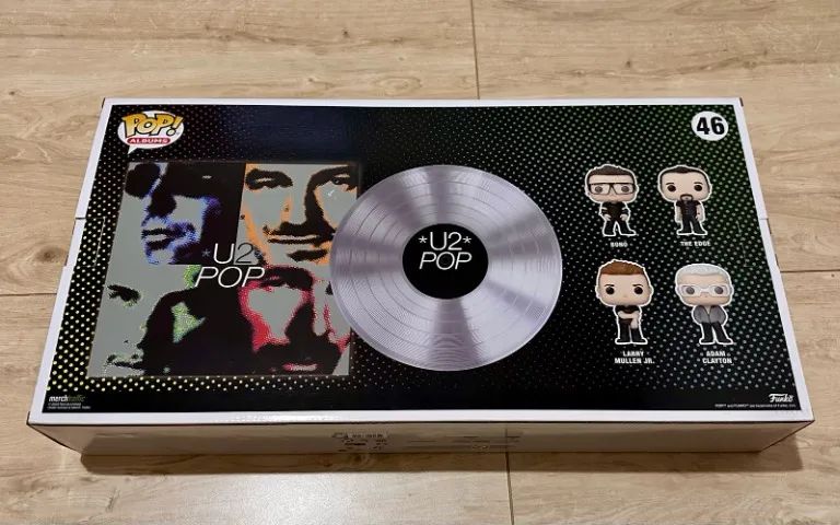 超レア:コレクターアイテム U2 POP 特別版 VHS & CD BOXセット Funko Pop Albums Deluxe - U2 POP Box Set - Hobbies e coleções