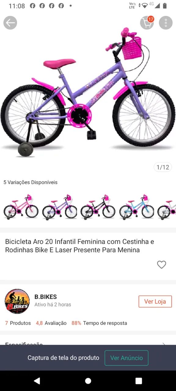 Bicicleta aro 20  - Foto 2