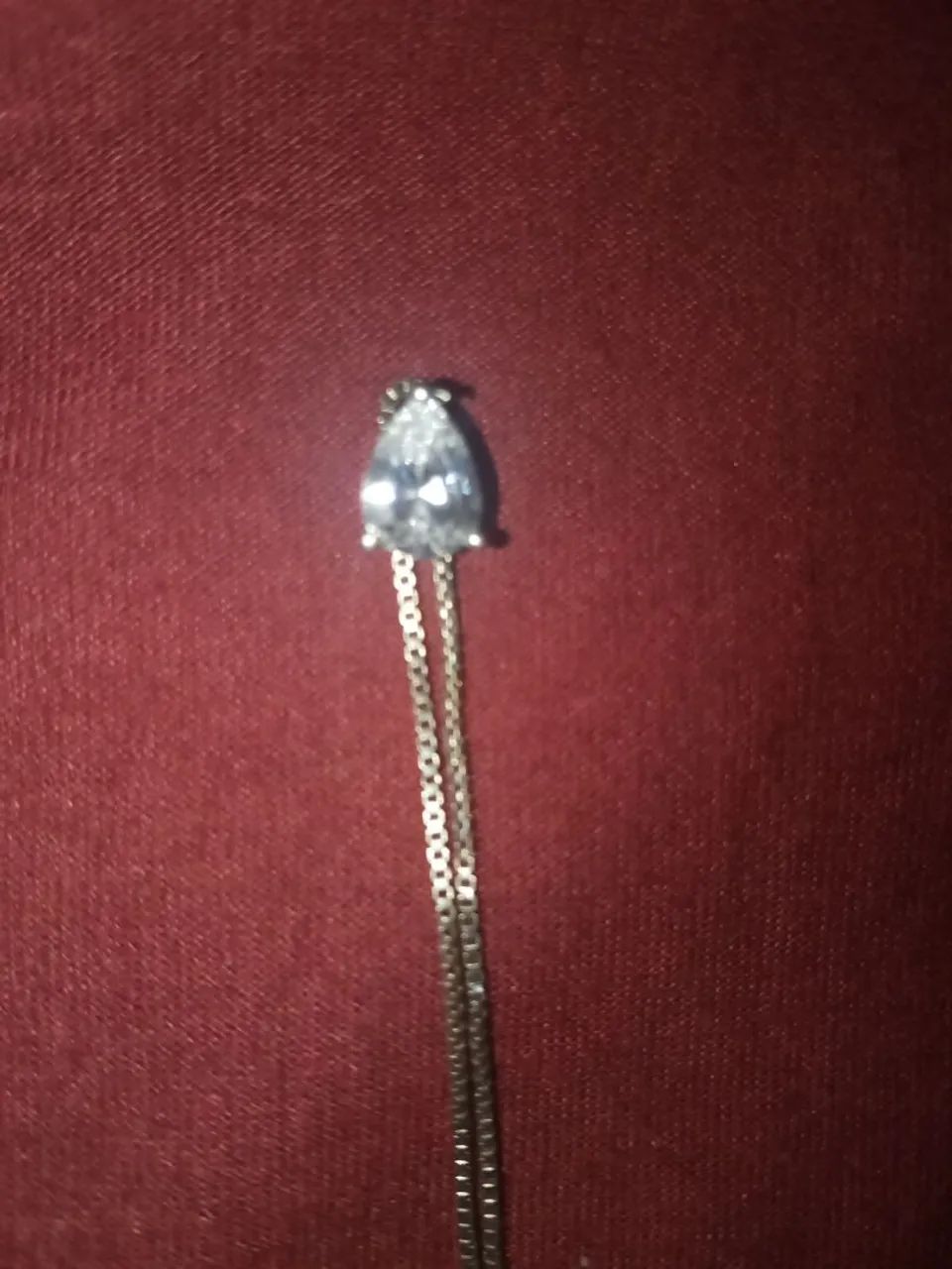 Colar prata pura 925 gravatinha - Foto 2