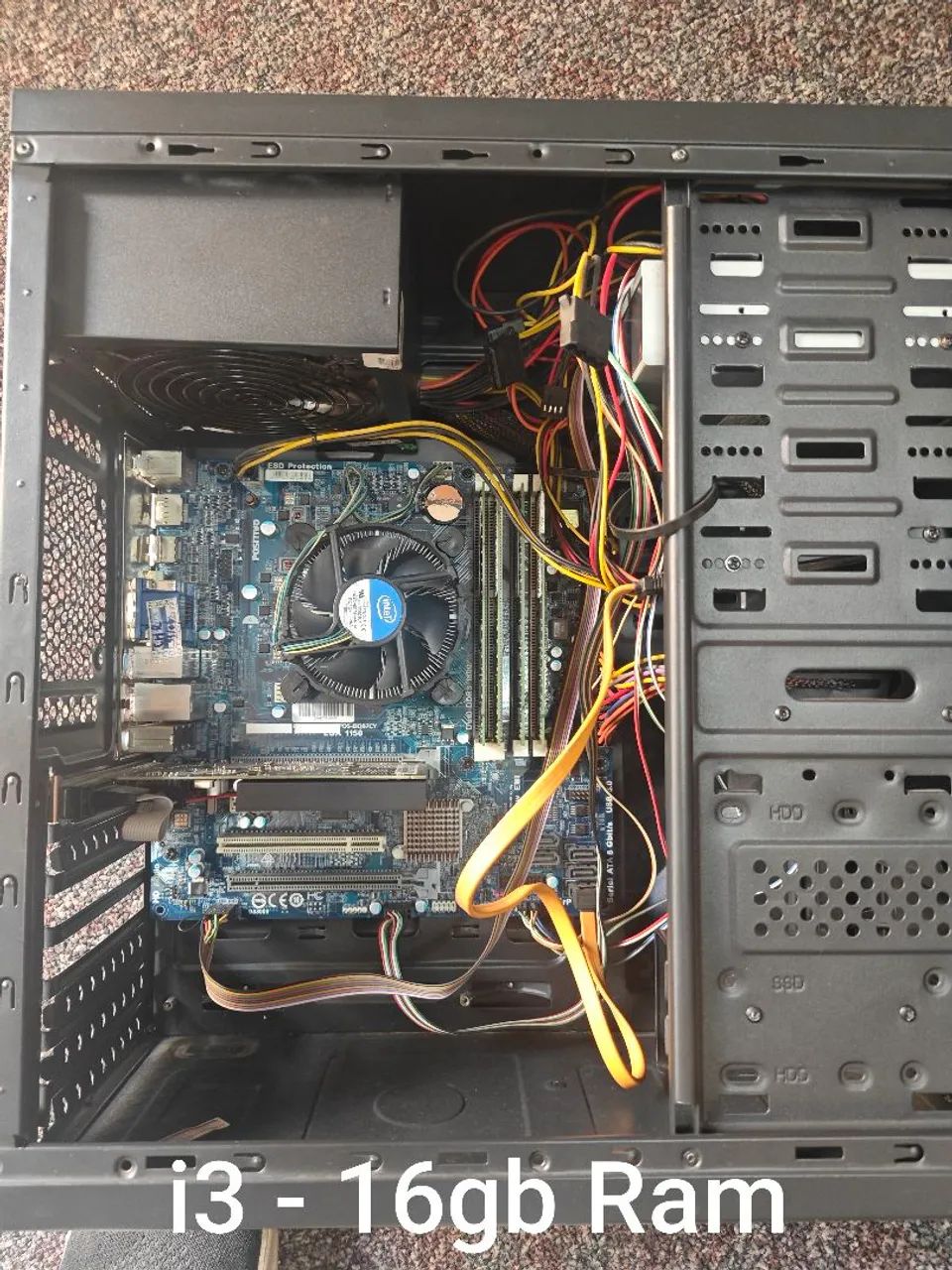 CPU - i3 - 16gb de RAM - SSD 256 (sem o leitor de DVD) - Foto 3