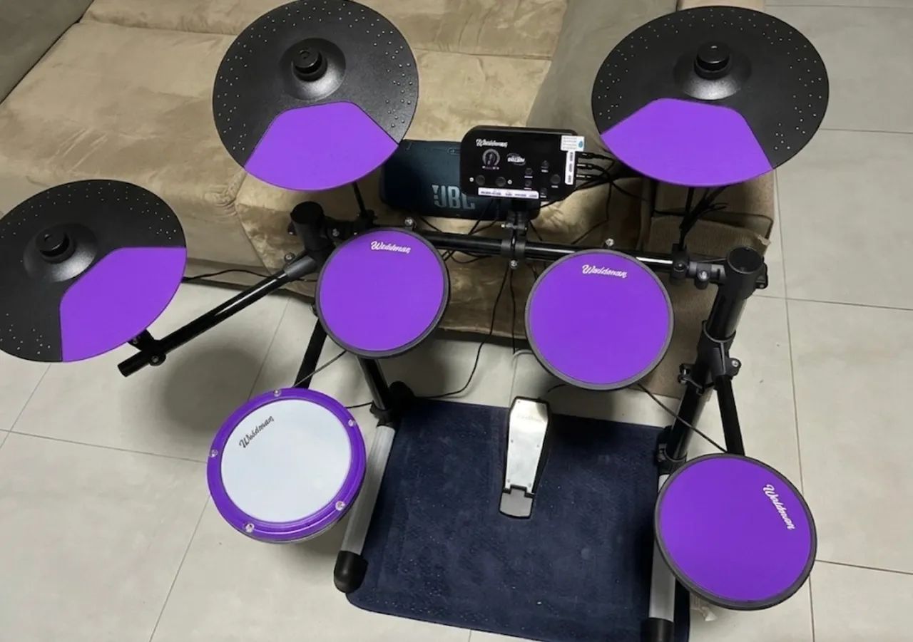 Bateria Eletrônica Waldman Mesh (Estado de Nova