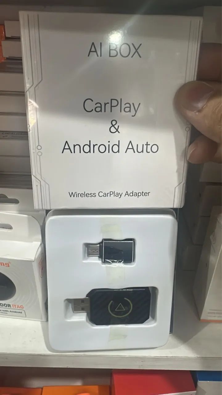 Adaptador Car Play e Android Auto