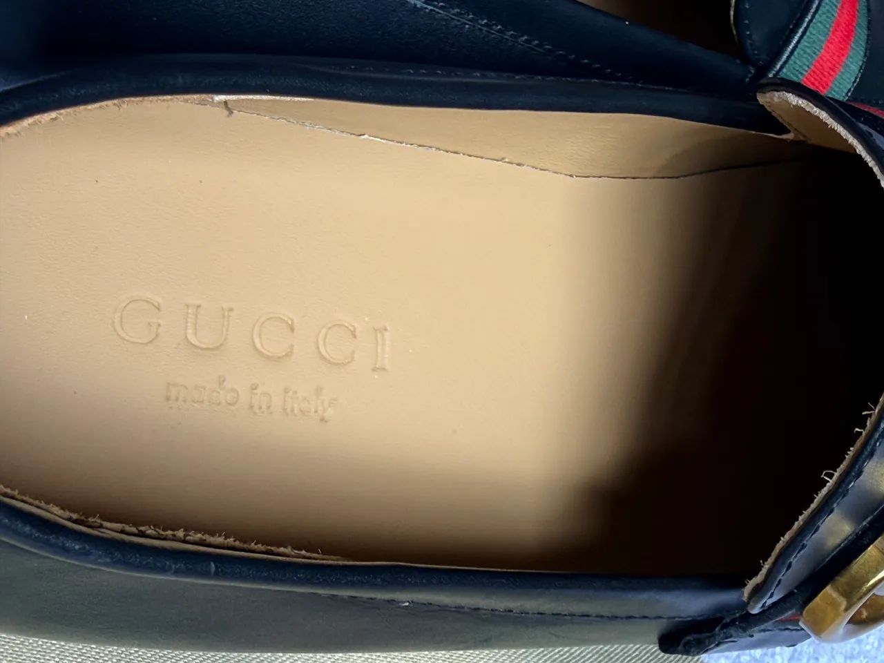 Mocassim Gucci GG Web Tam 40 - Foto 4