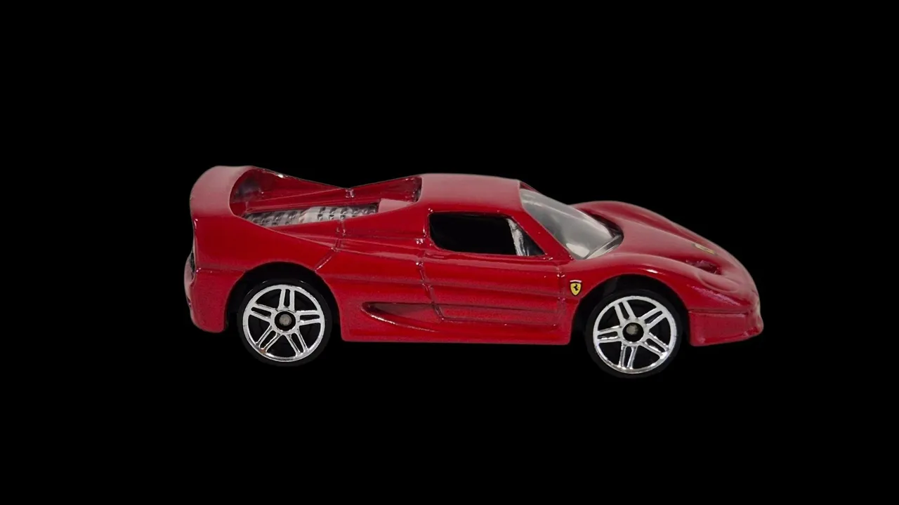 Hot Wheels Ferrari 512M Vermelha - Main Line - Escala 1:64