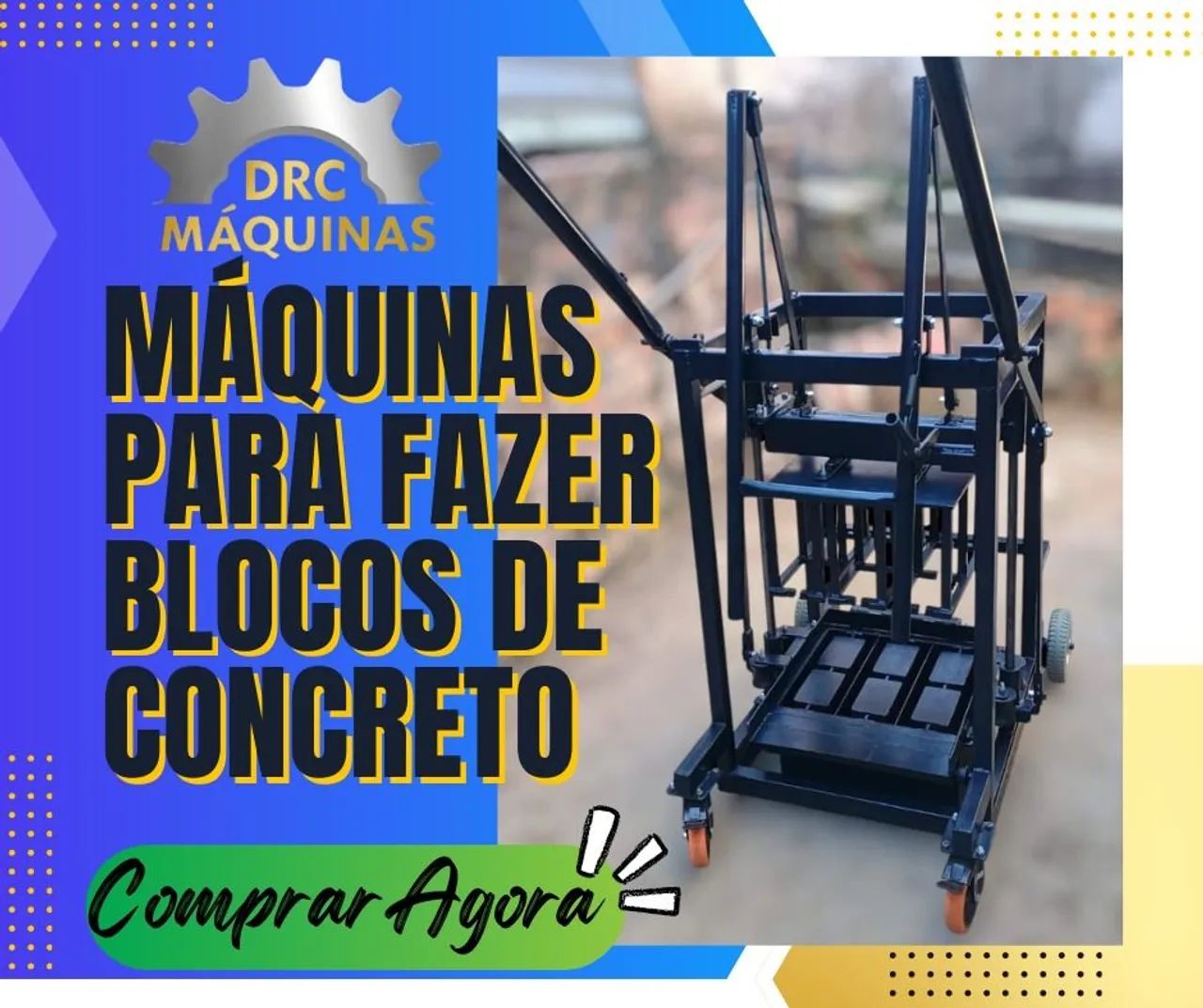 Máquina de bloco de concreto 