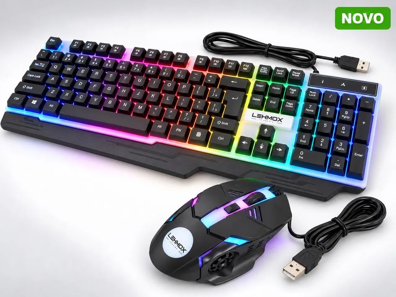 Kit Teclado e Mouse Gamer Lehmox LEY-45 Hyper G.T.