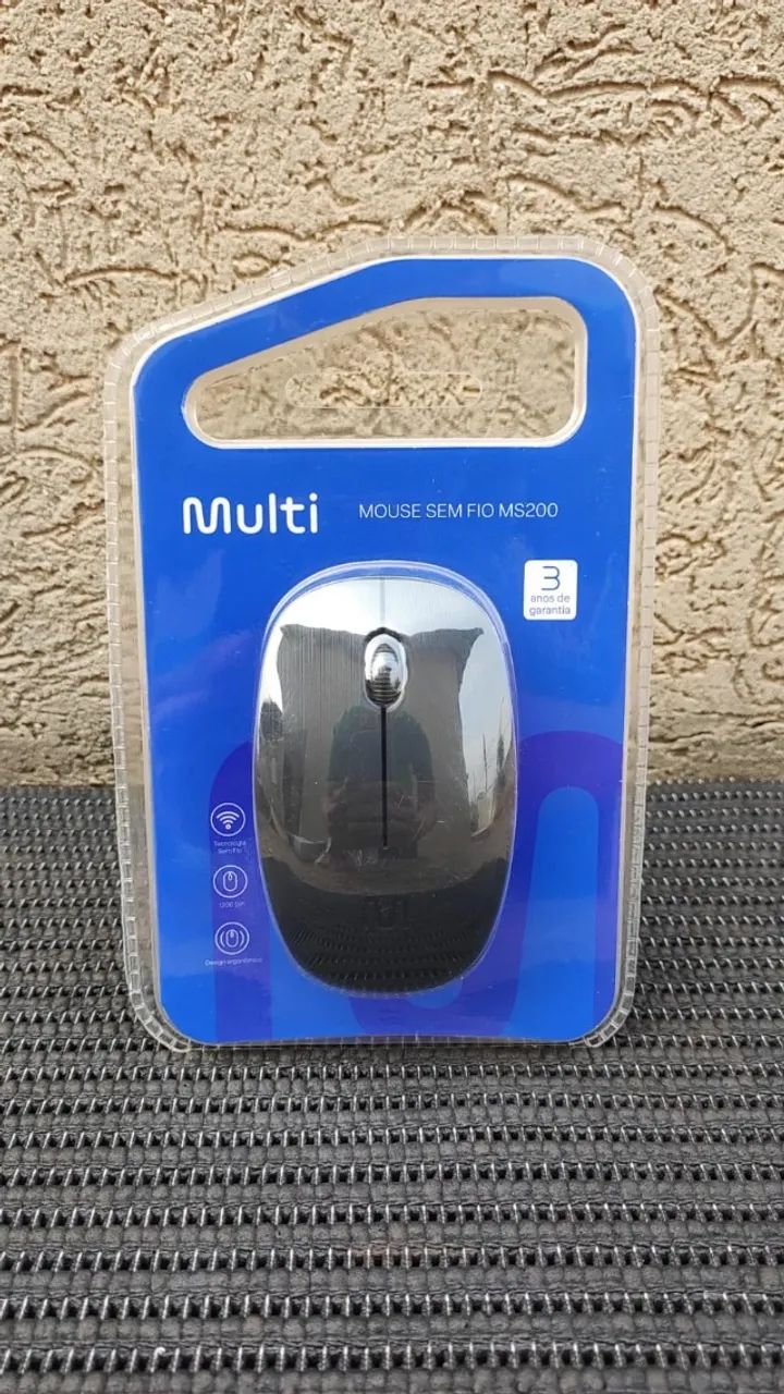 Mouse Sem Fio Ms200 Usb 1200dpi Mo251 Preto - Multi - Foto 5