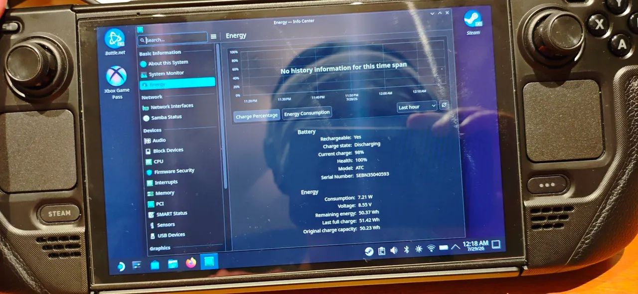Steamdeck OLED 512gb - Bateria 100% + Capa protetora e película  - Foto 4