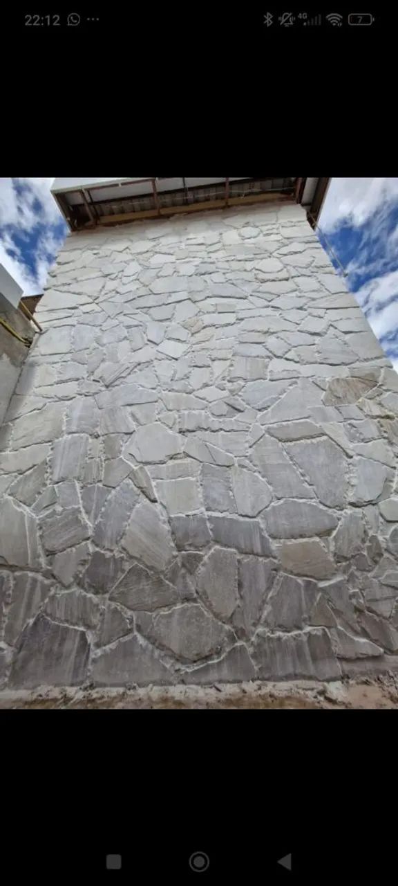 Pedras Atacama na cor branco natural 