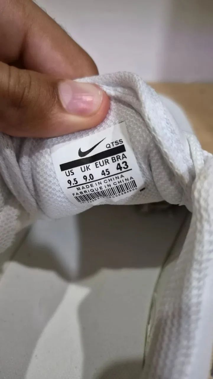 Air force 1 branco e preto original - Foto 5
