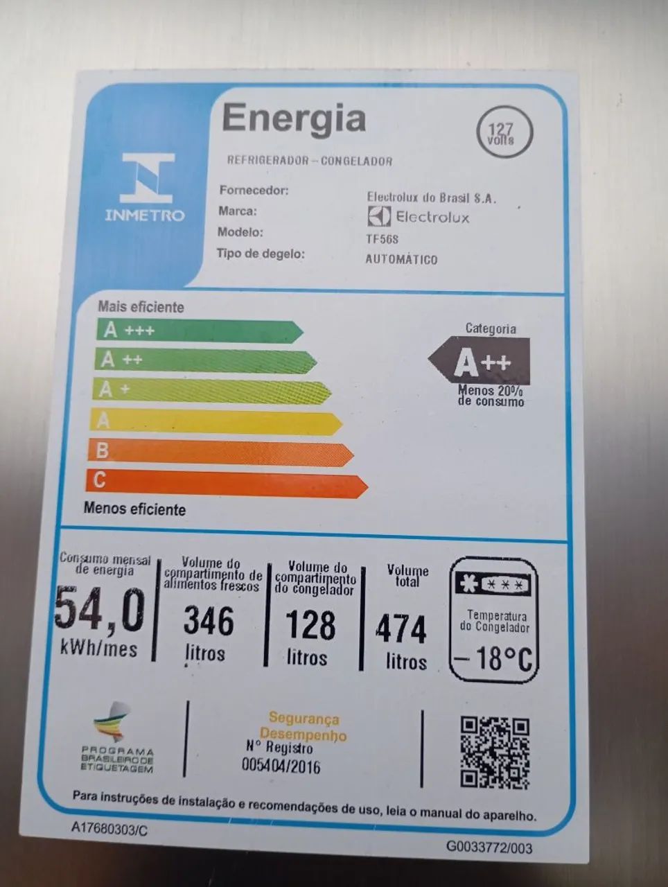 Geladeira Electrolux TF56S  - Foto 3