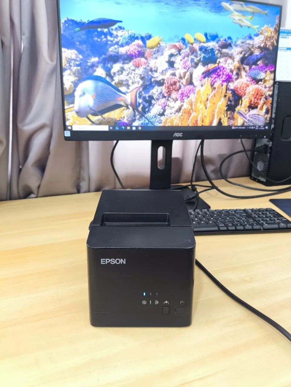 Impressora térmica de cupom com rede Ethernet Epson T20x