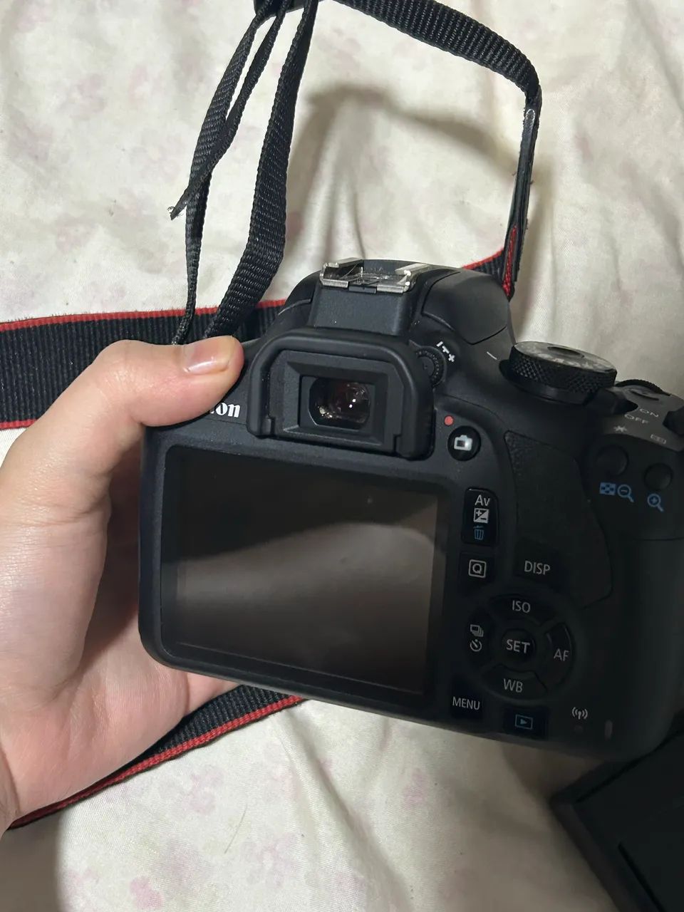 câmera canon eos rebel t7 kit completo + bateria extra - Foto 3