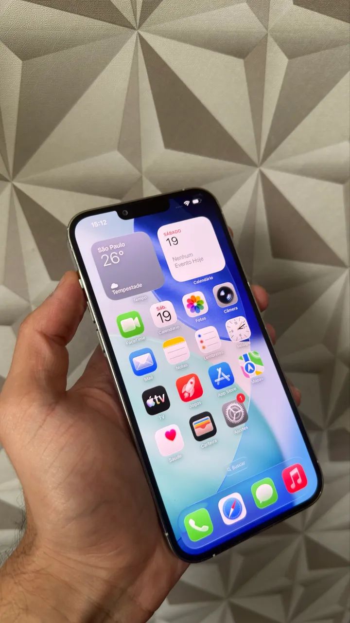 iPhone 13 Pro Max 128GB | Branco 81%  - Foto 2