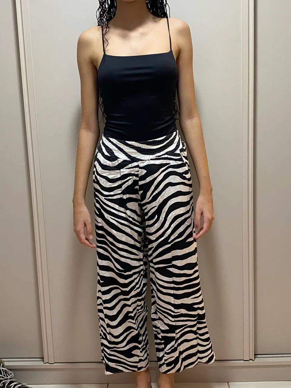 calça animal print zebra