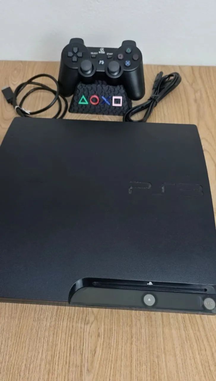 PS3 Slim com jogos + lojinha - Foto 4