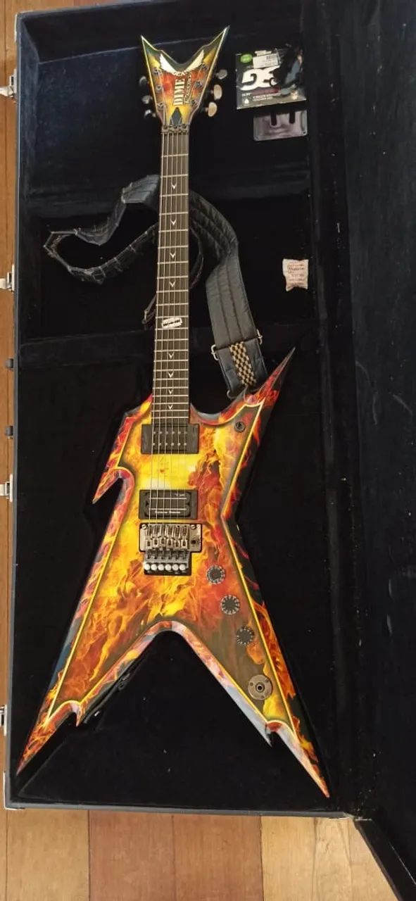 Guitarra Dean Razorback Explosion Korea + case