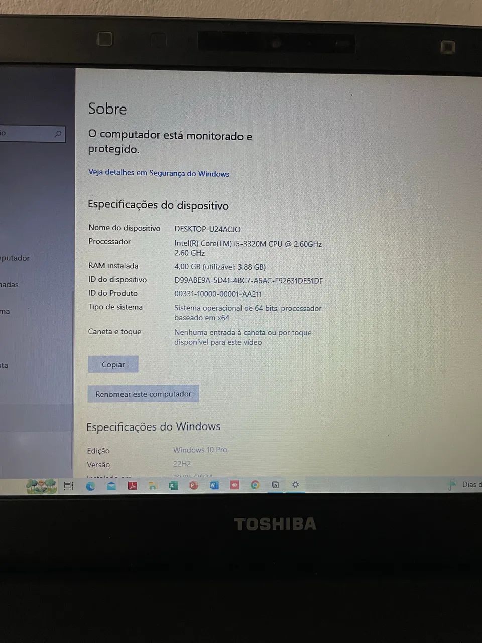Notebook Toshiba  - Foto 5