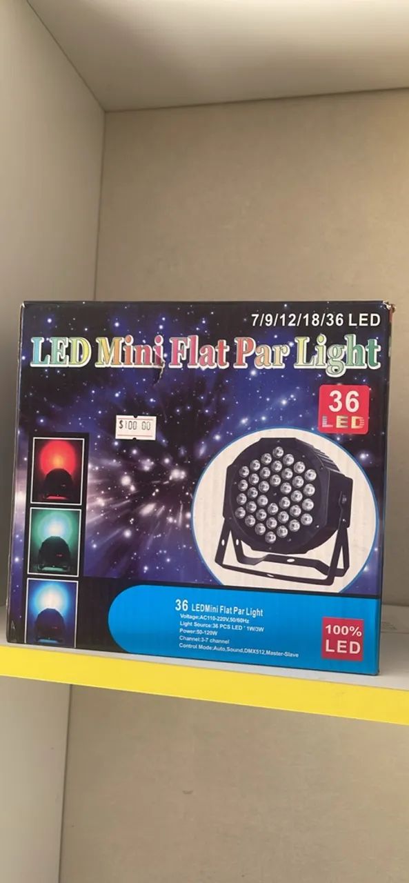 Canhão com 36 leds 