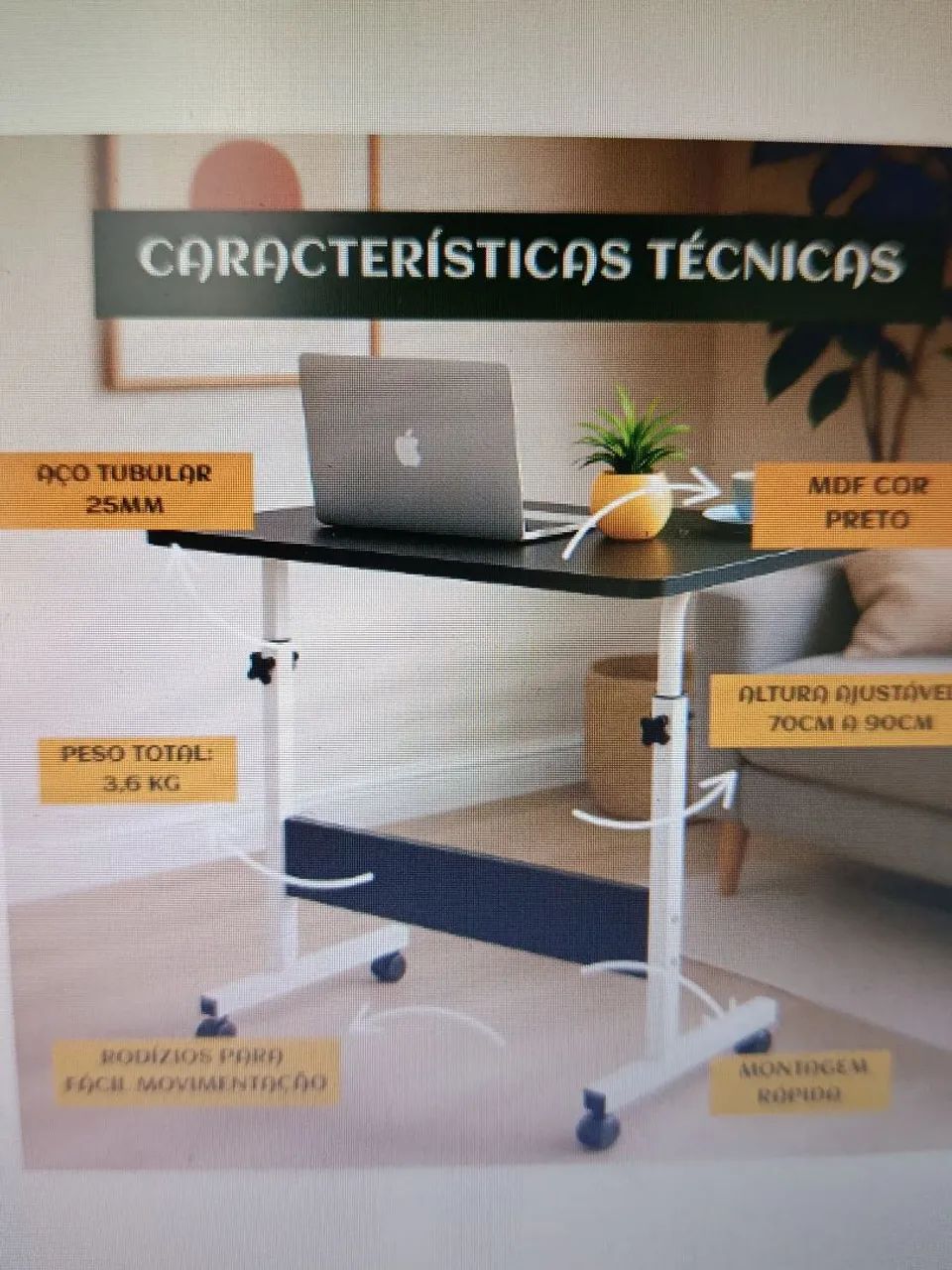 Mesa de escritório  - Foto 3