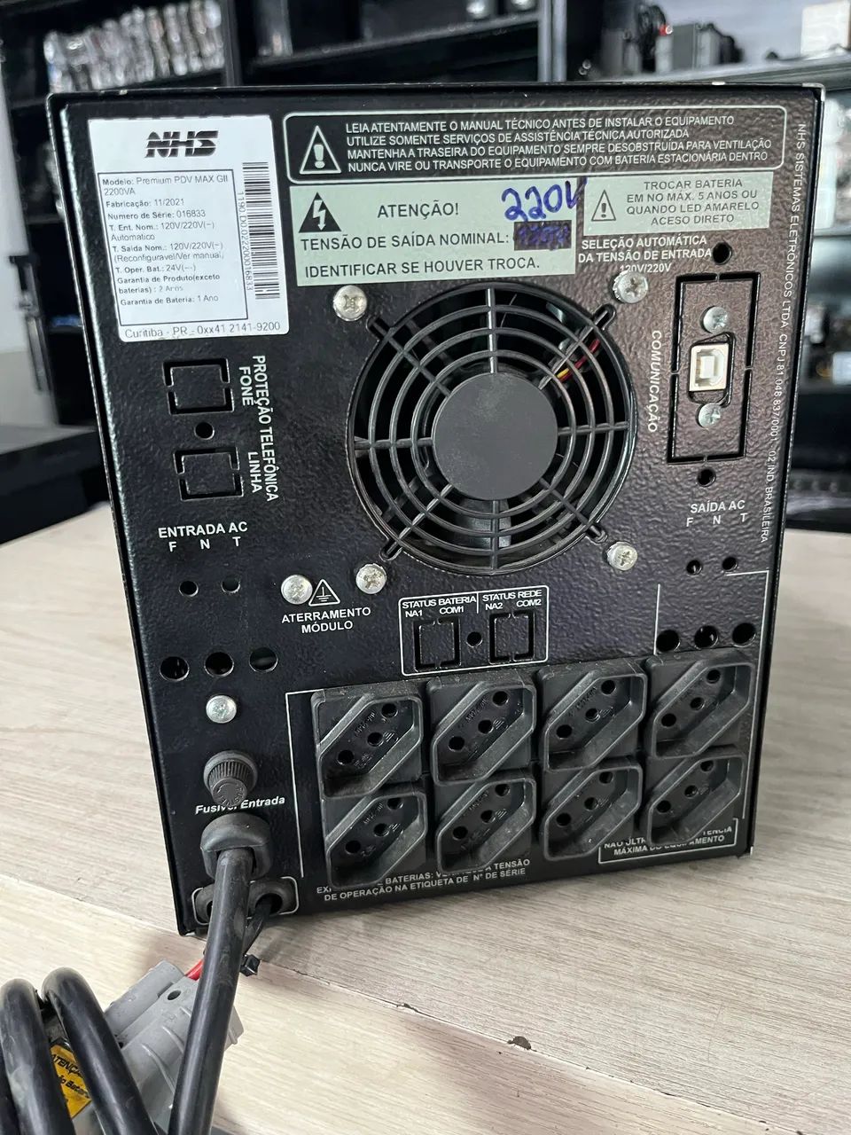 NOBREAK 2200VA NHS - SAÍDA 220v - Foto 3