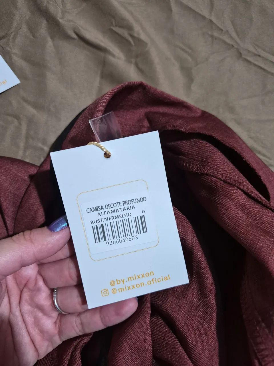 Blusa Alfaiataria Vinho - Foto 4
