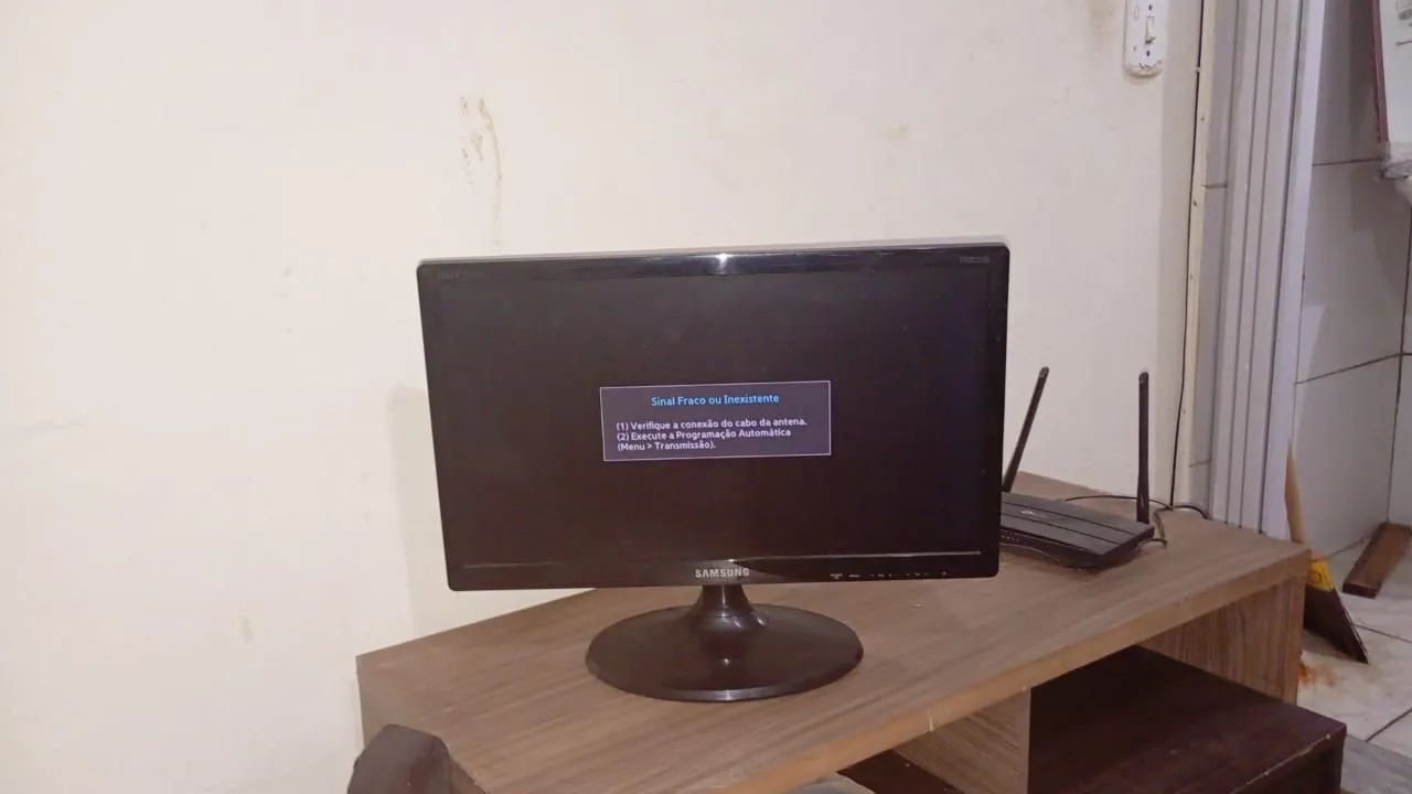 Televisão boa aqui