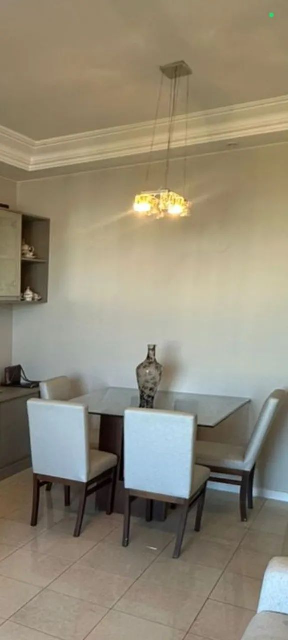 Selling a beautiful glass dining table set with solid wood chairs65568089281154125