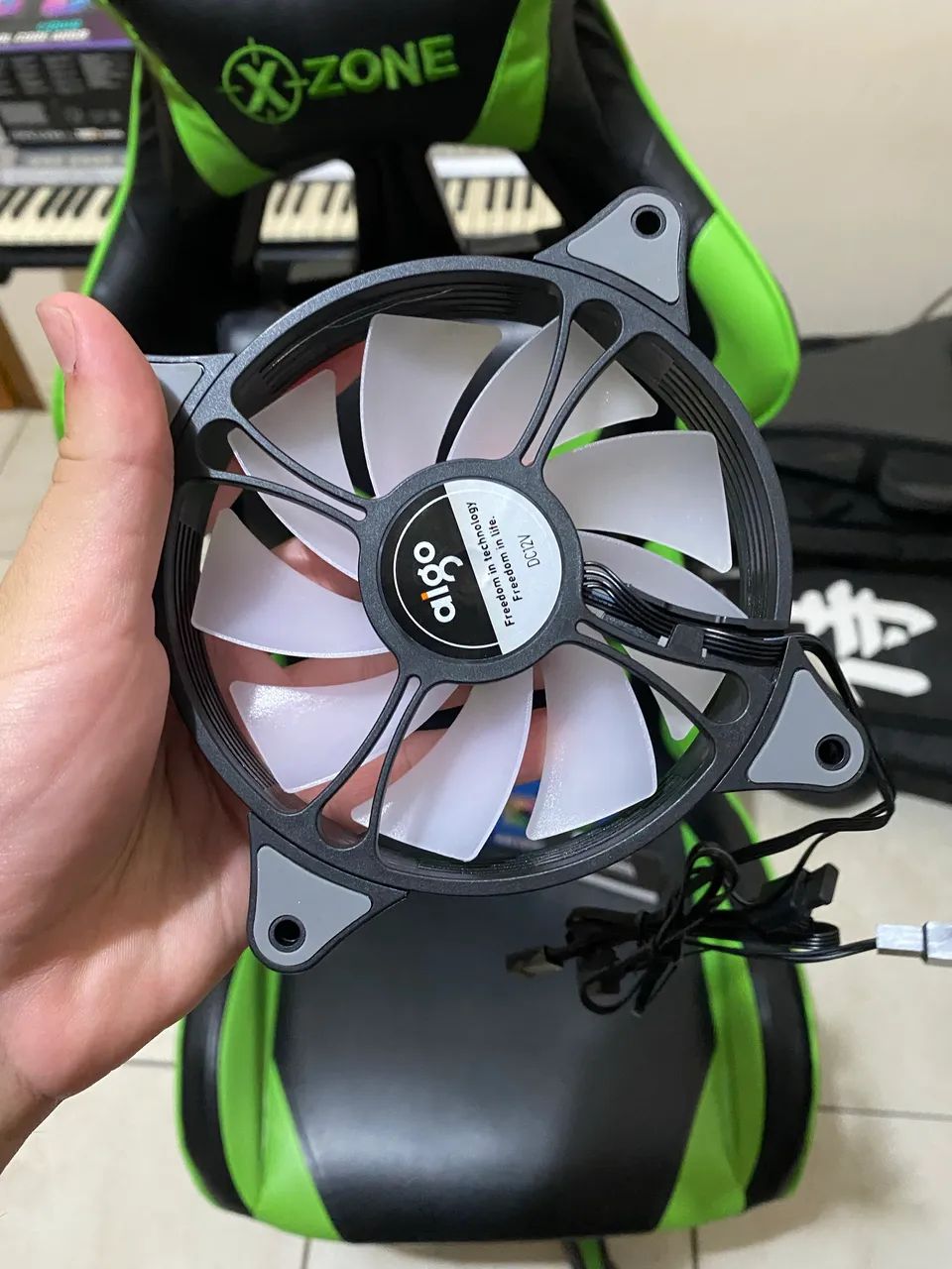 Fan aigo AR12pro NOVA NUNCA USADA - Foto 2