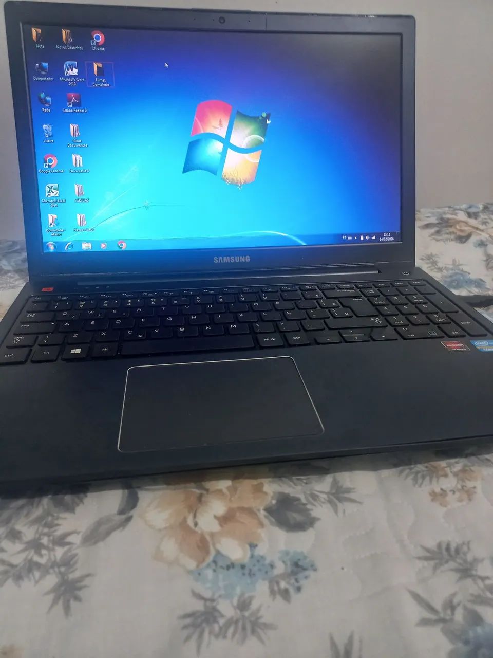 Notebook Samsung 240 GB de SSD e 8 GB de Ram 