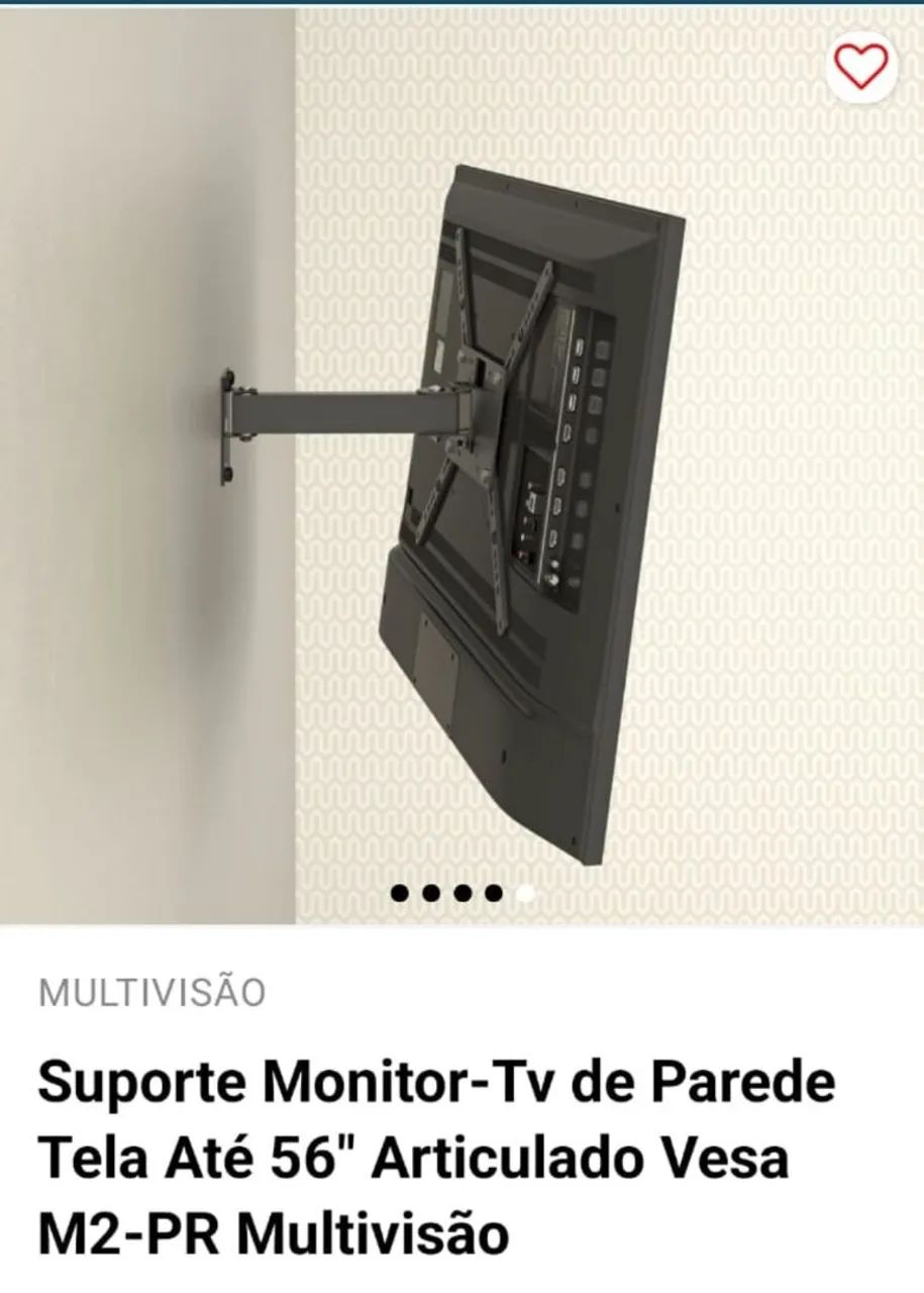 Suporte TV de Parede Tela até 56 polegadas - Foto 3