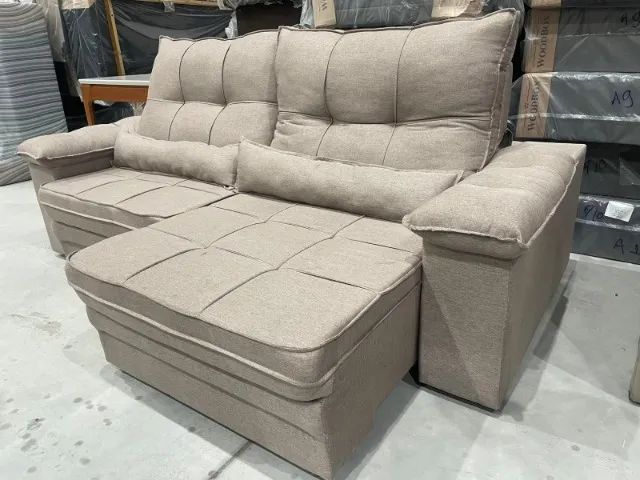 Mega oportunidade, Sofá Retrátil e Reclinável no Linho (OFERTA IMPERDÍVEL) - Foto 2