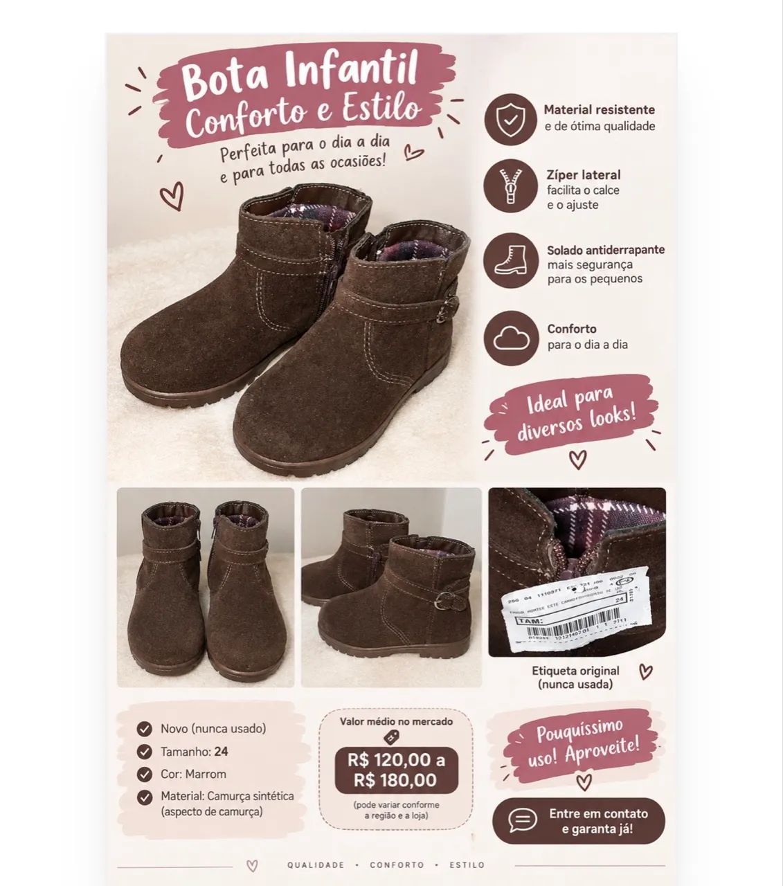 Bota infantil  - Foto 2