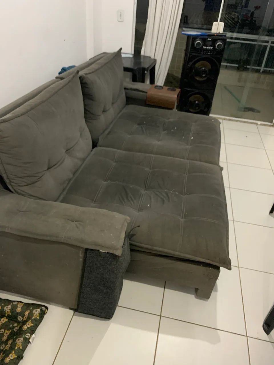 Sofá sued reclinável retrátil  - Foto 3