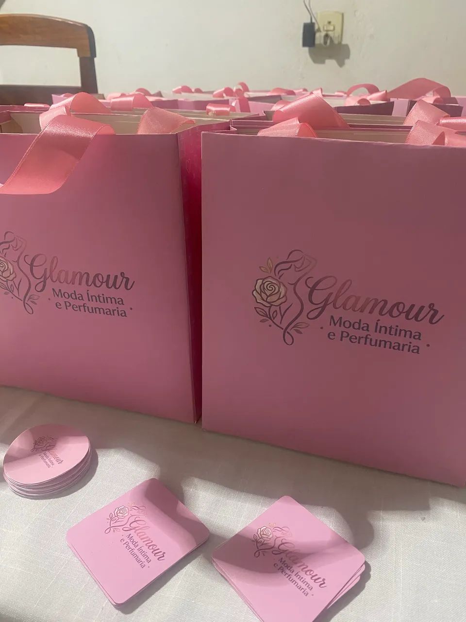 Sacola personalizada tamanho médio 
