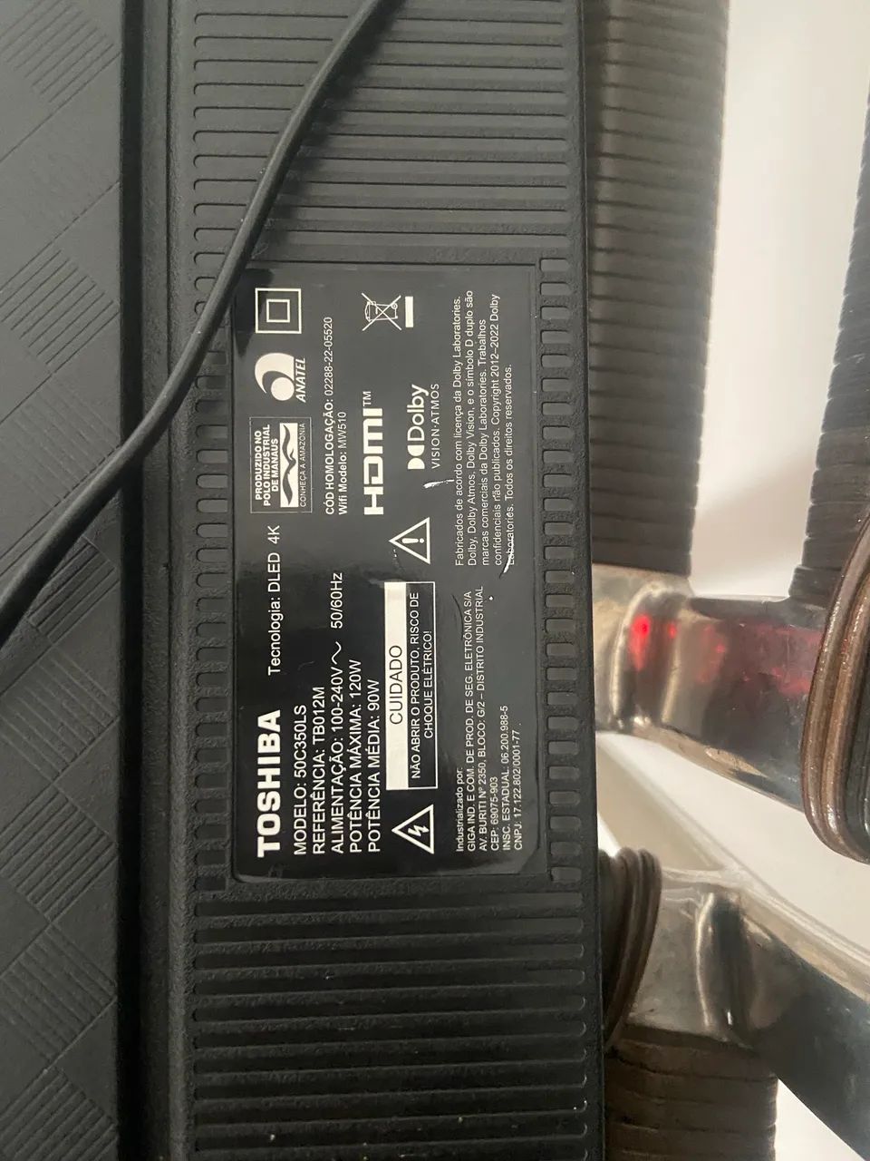 ? TV Toshiba 50? Smart 4K  - aceito proposta 