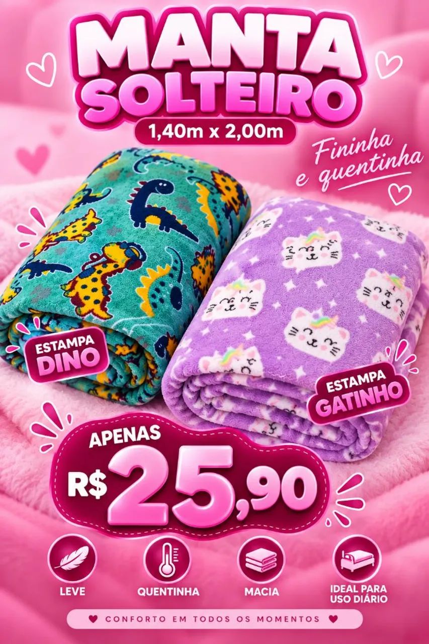 Mantas diversas 