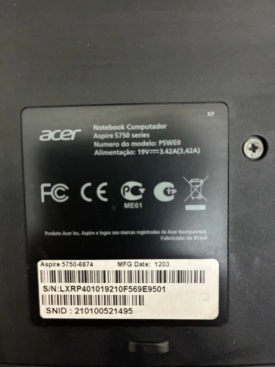 Notebook Acer Aspire 5750-6874 - Foto 3