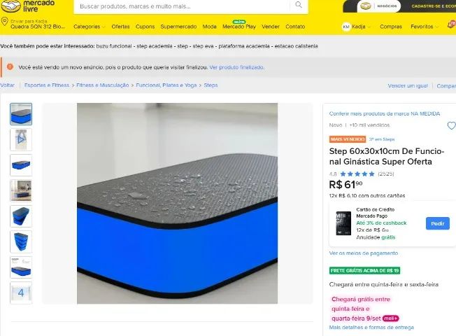 yoga estepe step academia 