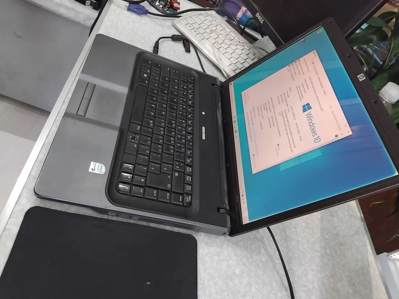 Notebook HP 530 Core 2duo T5200 2gb hd320gb win10 - Foto 3