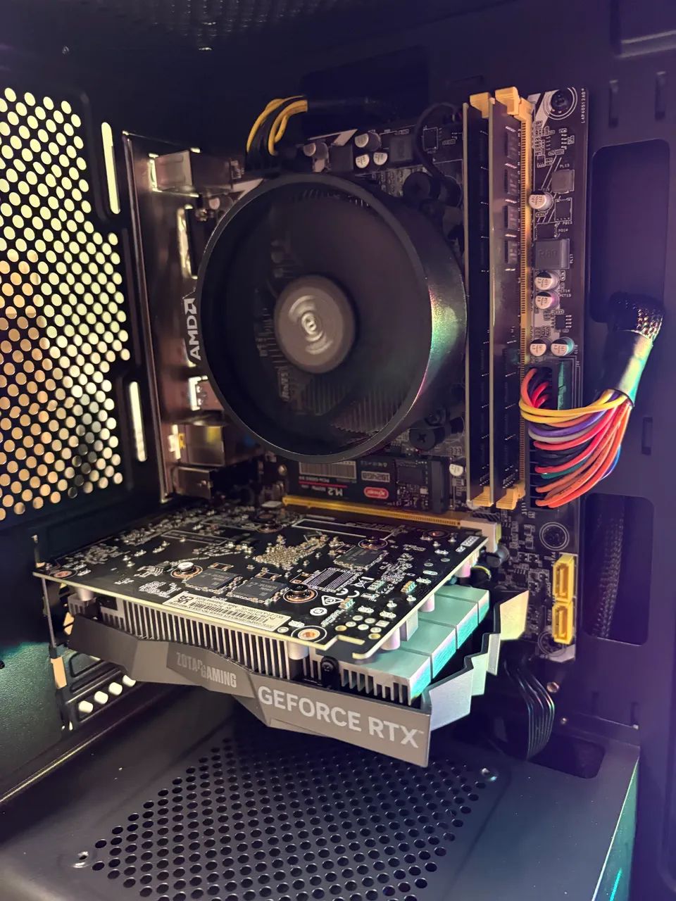 (NOVO) PC GAMER RYZEN 5 5600 16gb 1TB NVME RTX 3050 6gb - Foto 4