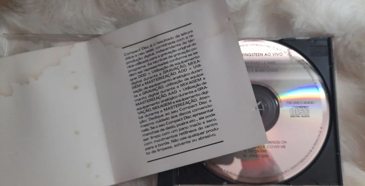 Cd Bruce Springsteen ao vivo 1989  - Foto 4