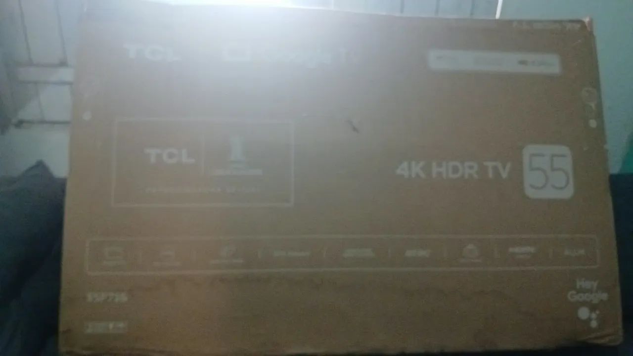 Vendo tv TCL 55 polegadas  no plastico - Foto 3