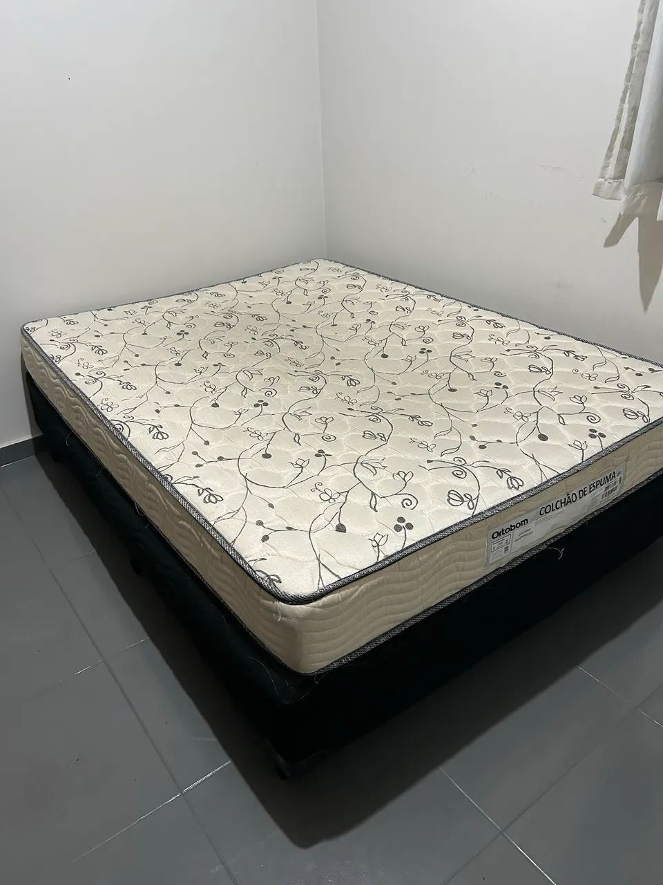 Colchão Ortofort D33 casal + Base Corino
